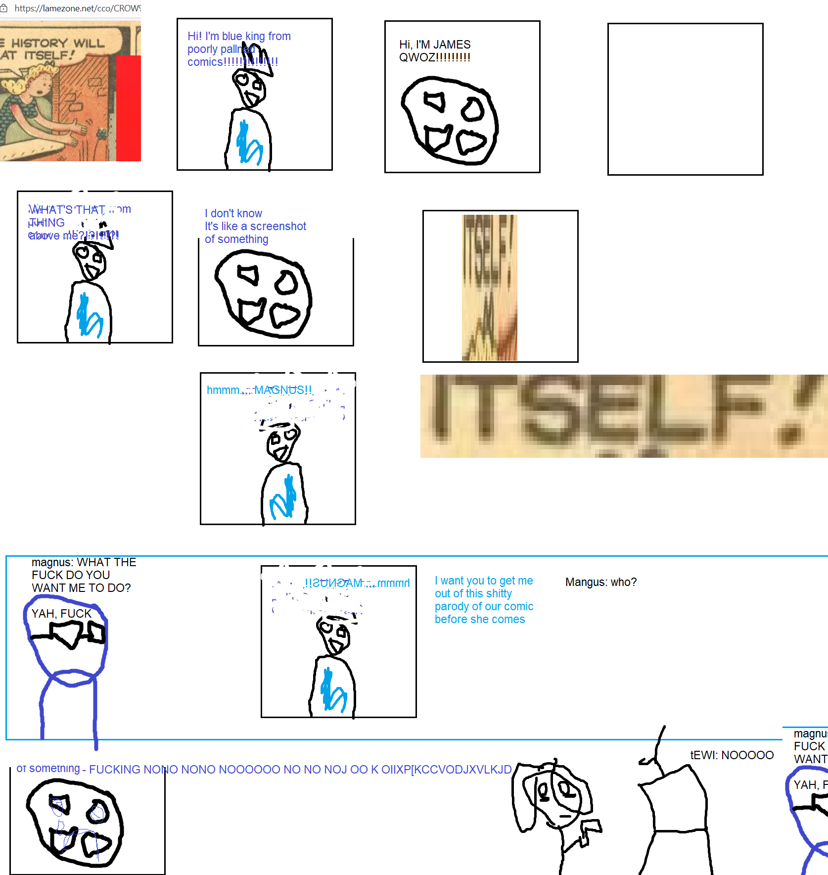 Page 3 of Hifuu pained comics